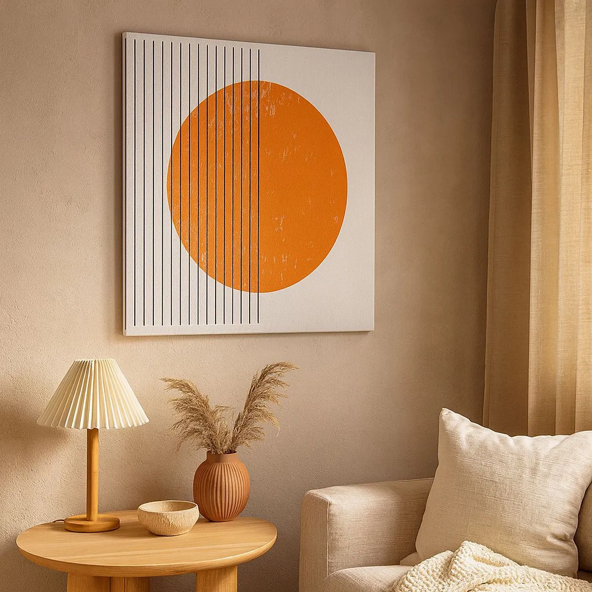 Impression sur toile - Image sur toile - Toujours le soleil - 30x30 cm