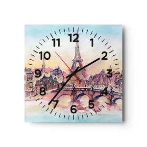 Horloge murale - Pendule murale - La seule ville de ce type au monde - 30x30 cm