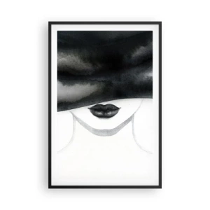 Affiche dans un cadre noir - Poster - Un mystère sensuel - 61x91 cm