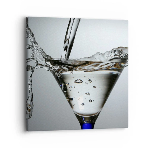 Impression sur toile - Image sur toile - Sur le bord de la coupe - 40x40 cm