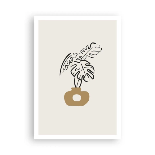 Affiche - Poster - Monstera – décoration de la maison - 70x100 cm