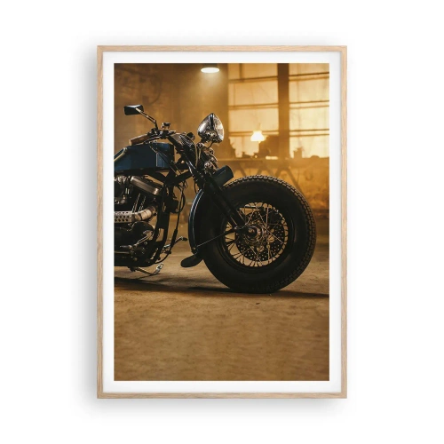 Affiche dans un chêne clair - Poster - Je peux tout - 70x100 cm