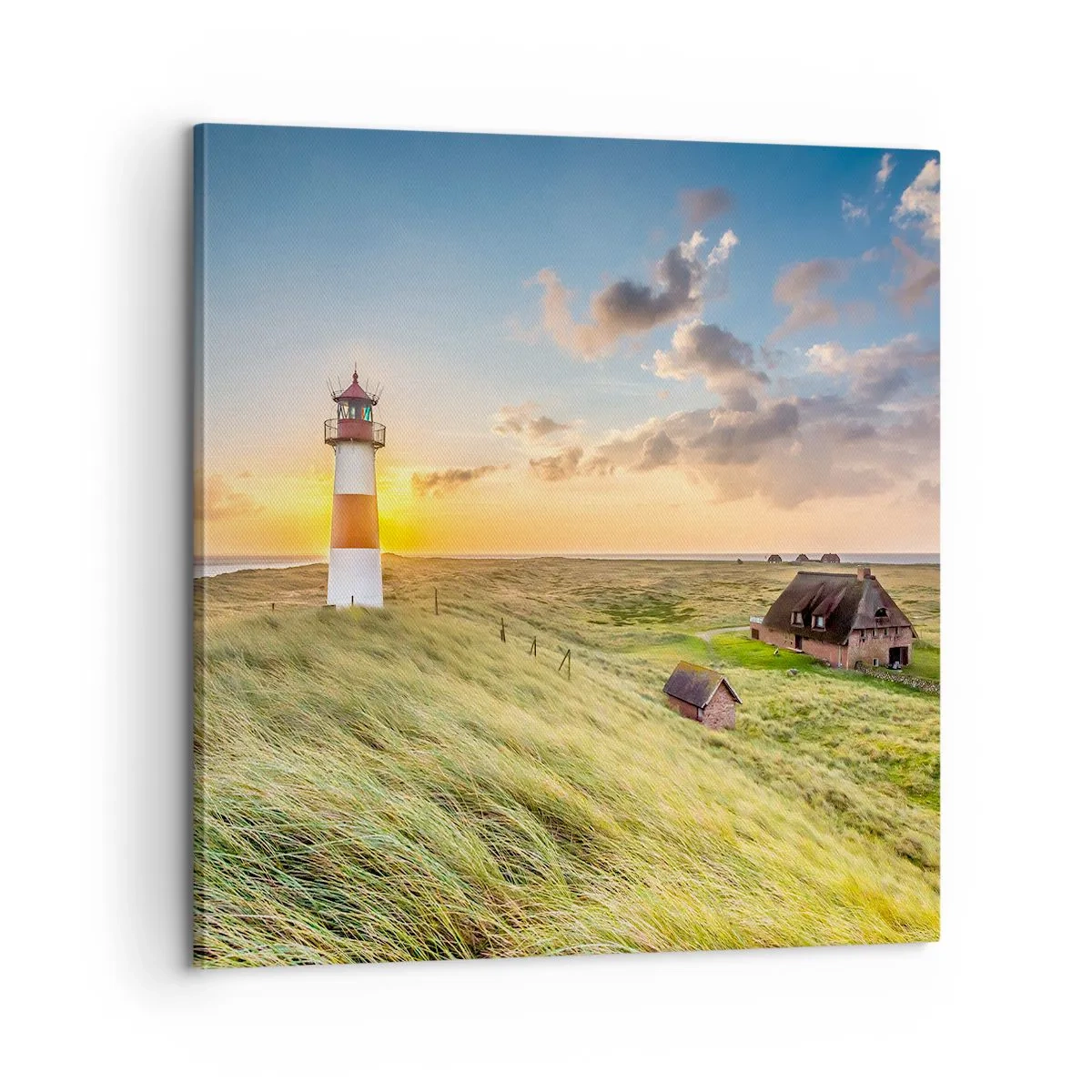 Impression sur toile - Image sur toile - Entre les vagues - 60x60 cm