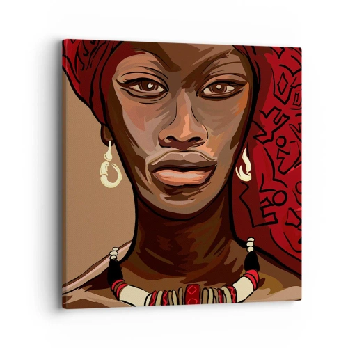 Impression sur toile - Image sur toile - Vénus d'ébène - 40x40 cm