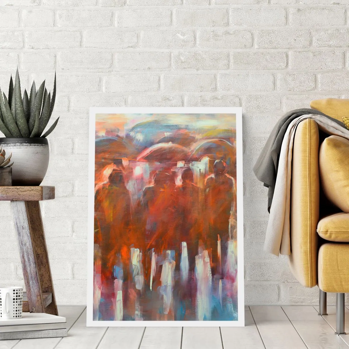 Affiche - Poster - Identiques sous la pluie et dans le brouillard - 30x40 cm