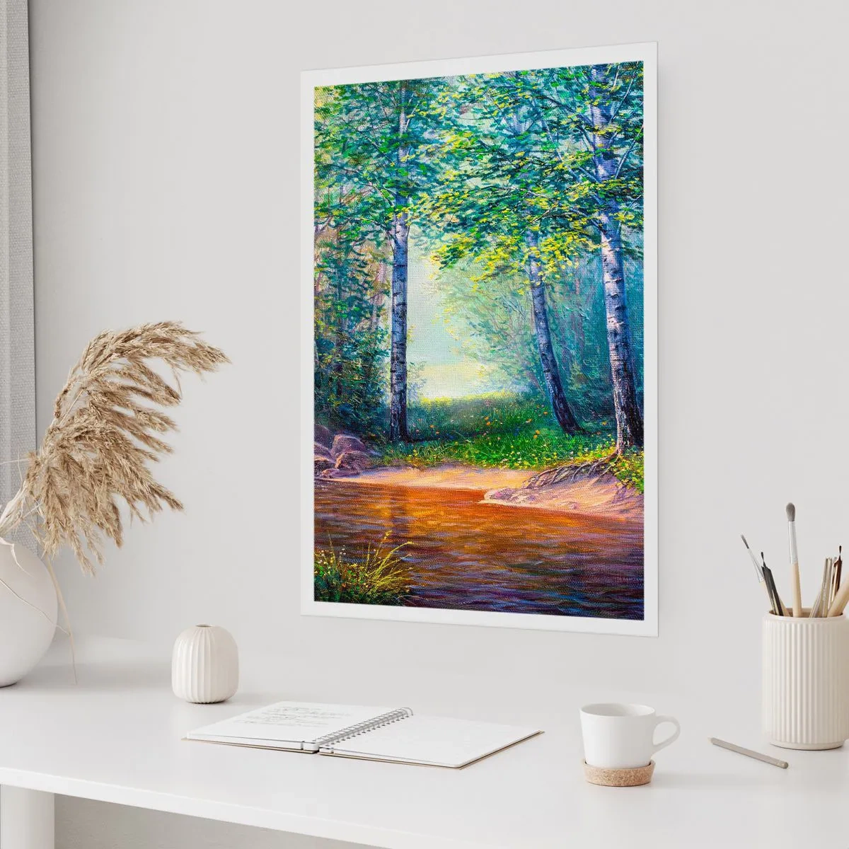 Affiche - Poster - Paysage idyllique - 30x40 cm