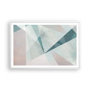 Affiche dans un cadre blanc - Poster - Calme bien que dynamique - 91x61 cm