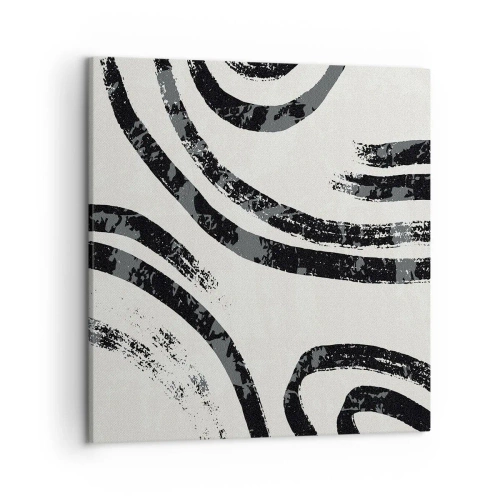 Impression sur toile - Image sur toile - À moitié arrêté - 50x50 cm