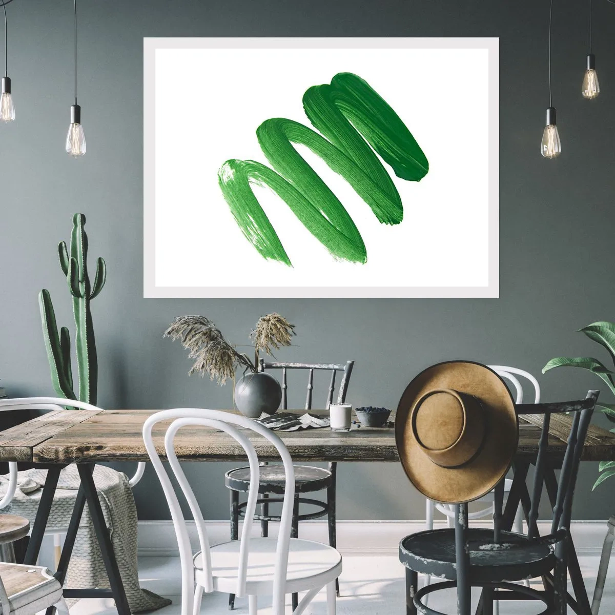 Affiche - Poster - Blague verte - 91x61 cm