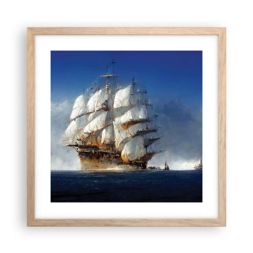Affiche dans un chêne clair - Poster - La grande gloire ! - 40x40 cm