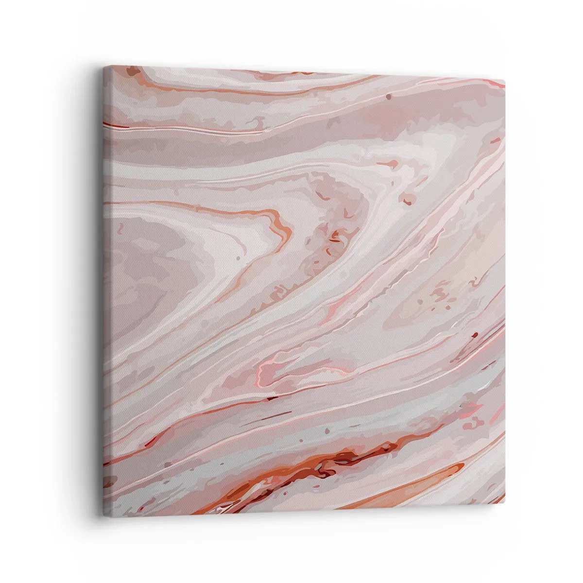 Impression sur toile - Image sur toile - Rose liquide - 30x30 cm
