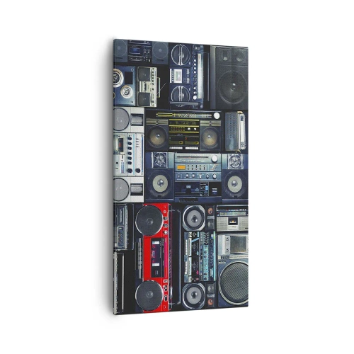 Impression sur toile - Image sur toile - Nostalgie des années 80 - 55x100 cm