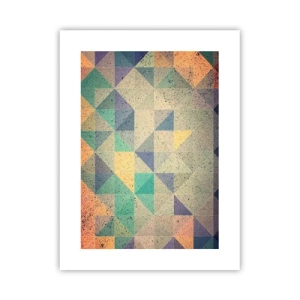 Affiche - Poster - République des triangles - 30x40 cm