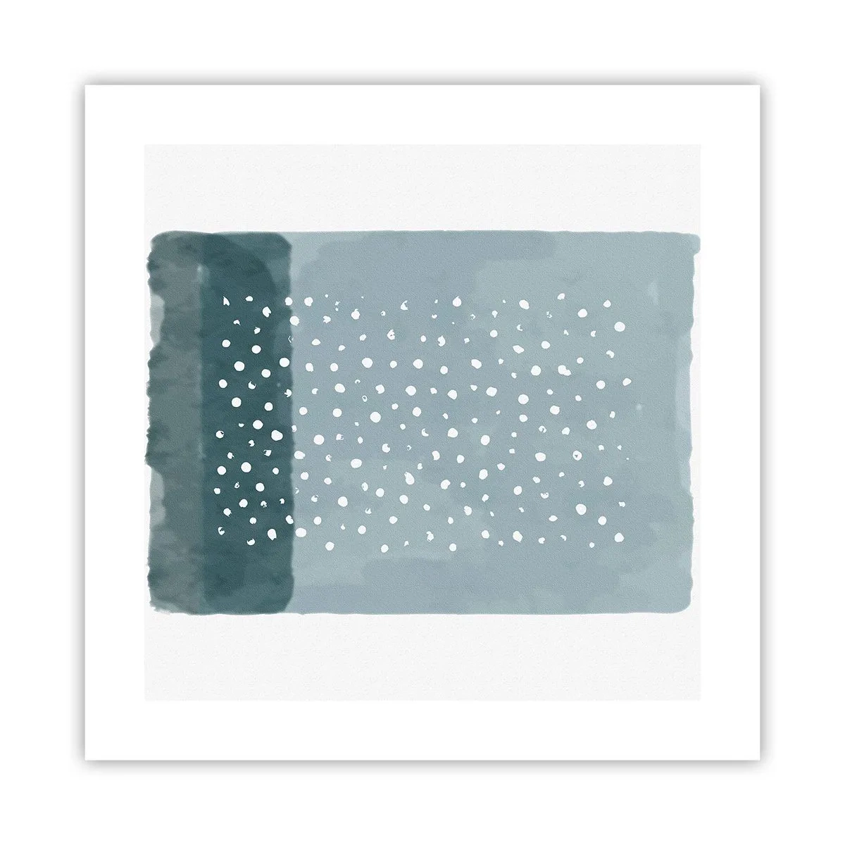 Affiche - Poster - Évolution de bleus - 40x40 cm