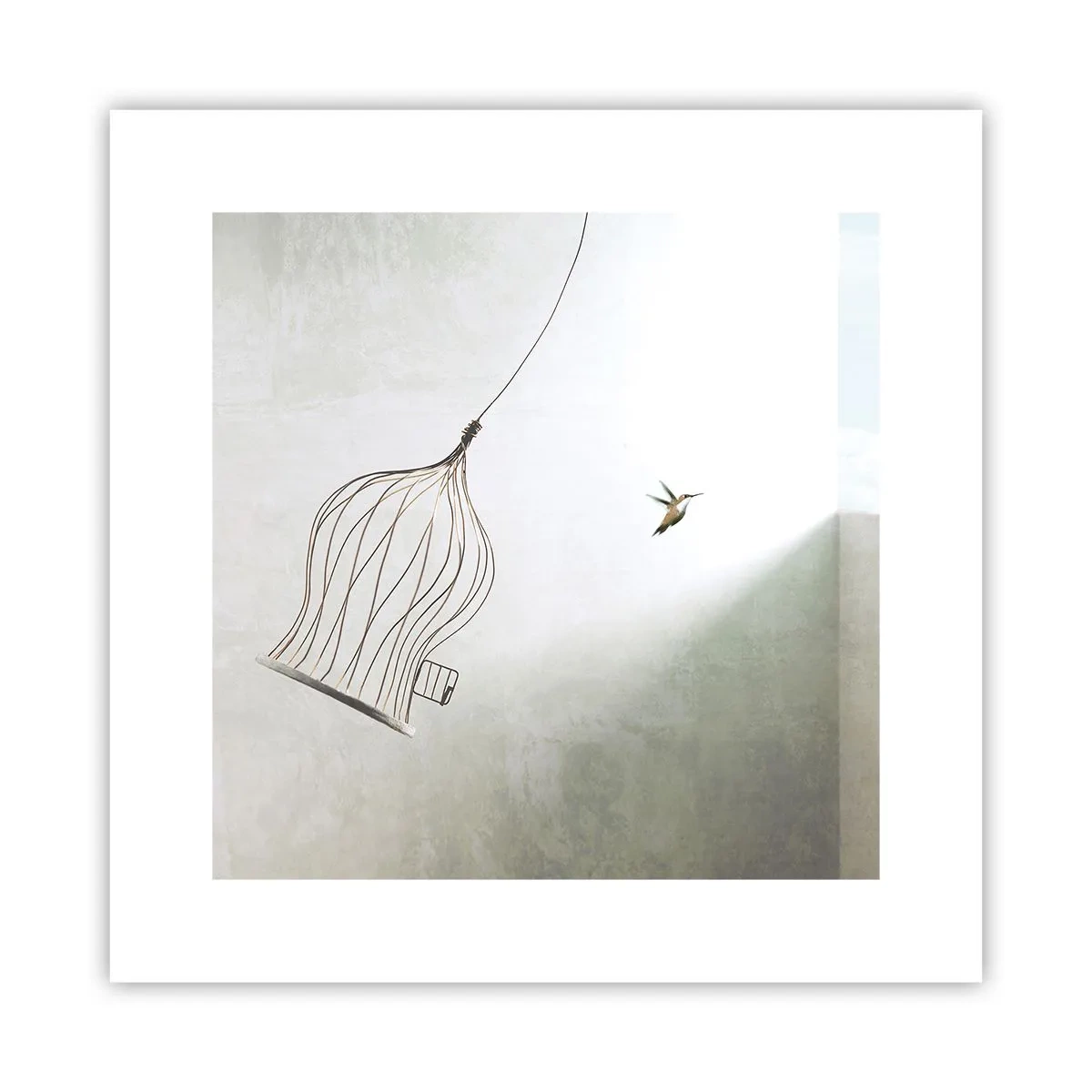 Affiche - Poster - Dans son élément - 30x30 cm