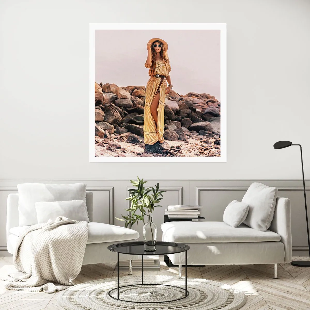 Affiche - Poster - La magie des pierres - 50x50 cm