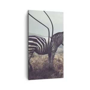 Impression sur toile - Image sur toile - Attention! Malfaçon - 45x80 cm