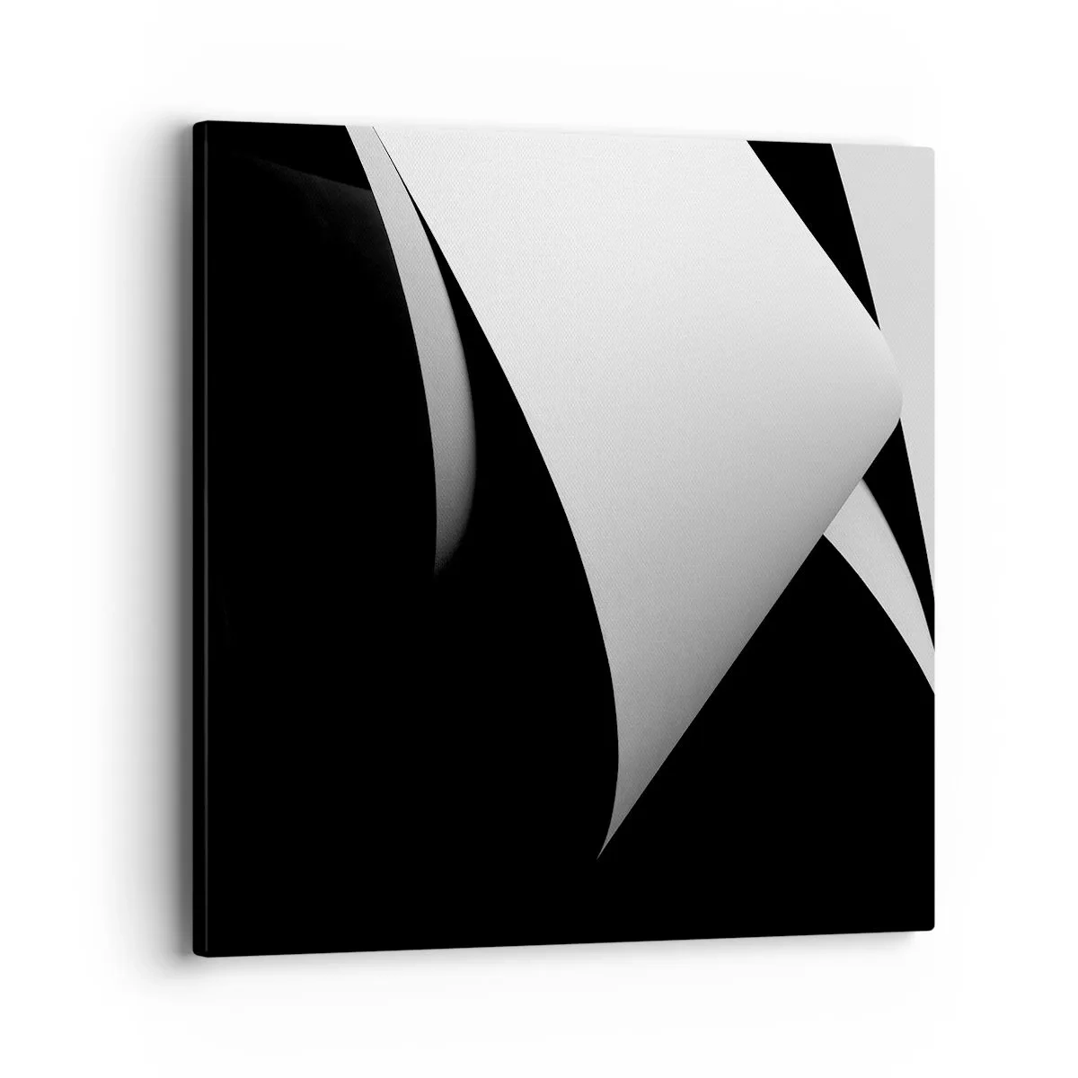 Impression sur toile - Image sur toile - Plans de lumière venus des profondeurs de l'ombre - 40x40 cm