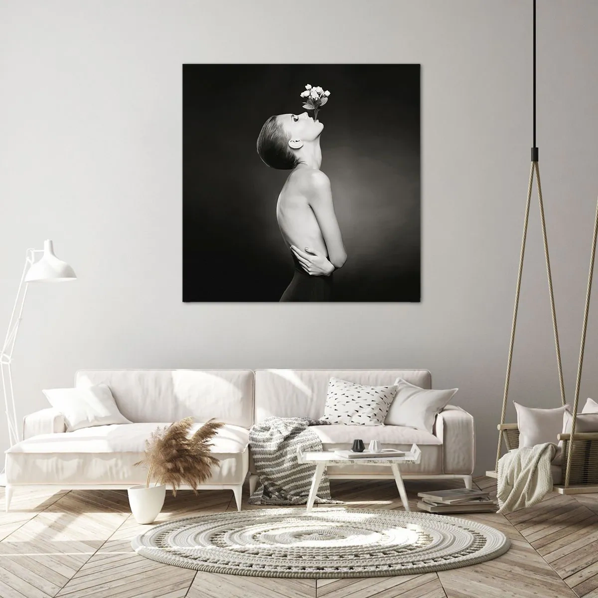 Impression sur toile - Image sur toile - Elégance excentrique - 70x70 cm