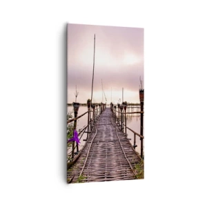 Impression sur toile - Image sur toile - Le silence et le calme d'Asie - 65x120 cm