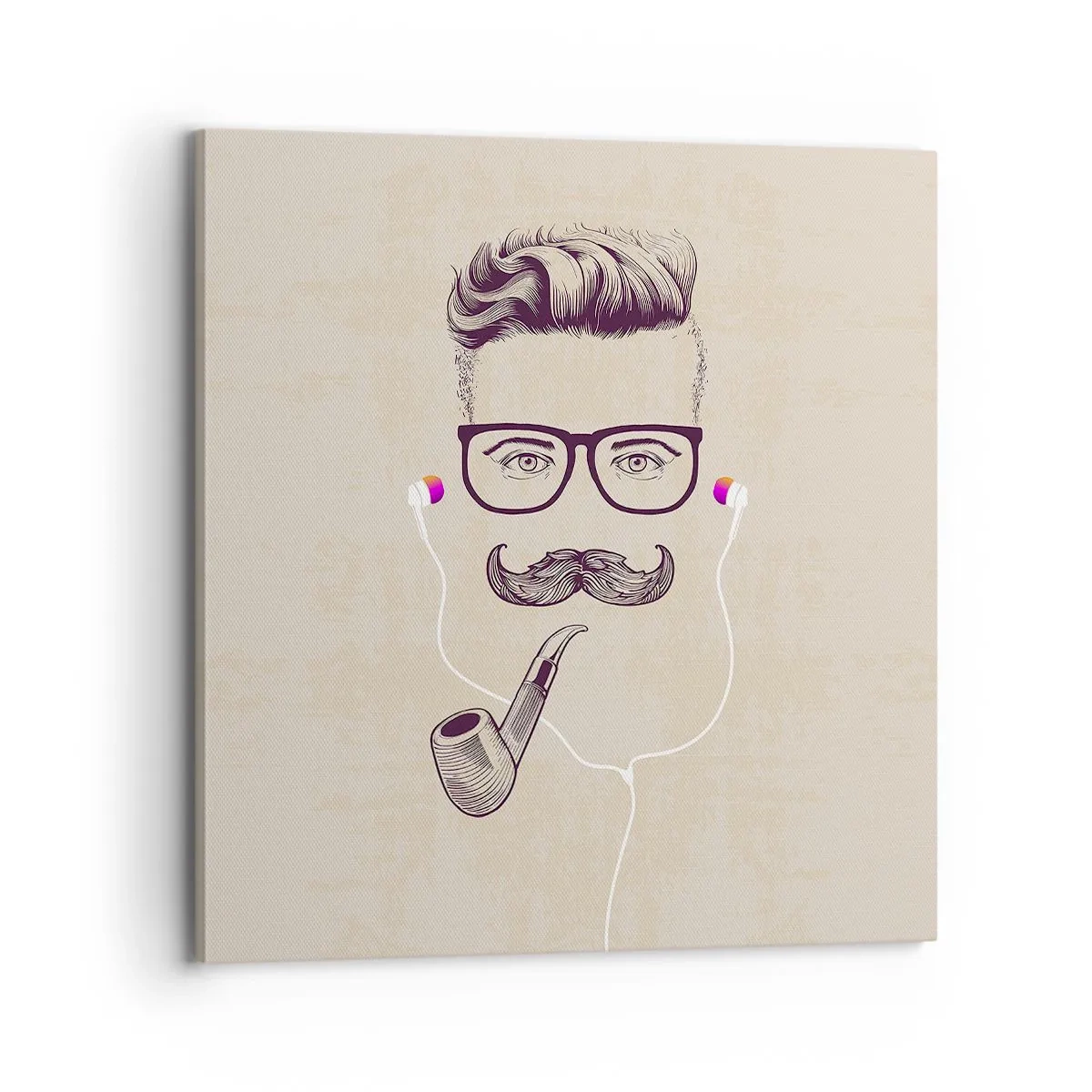 Impression sur toile - Image sur toile - Un vrai homme? - 70x70 cm