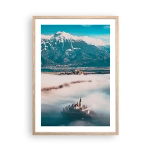 Affiche dans un chêne clair - Poster - Le début d'un conte de fées - 50x70 cm