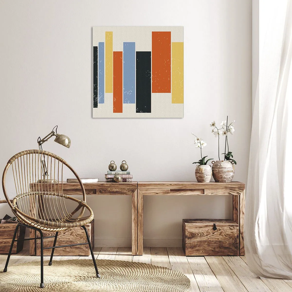 Impression sur toile - Image sur toile - Notation musicale - 40x40 cm