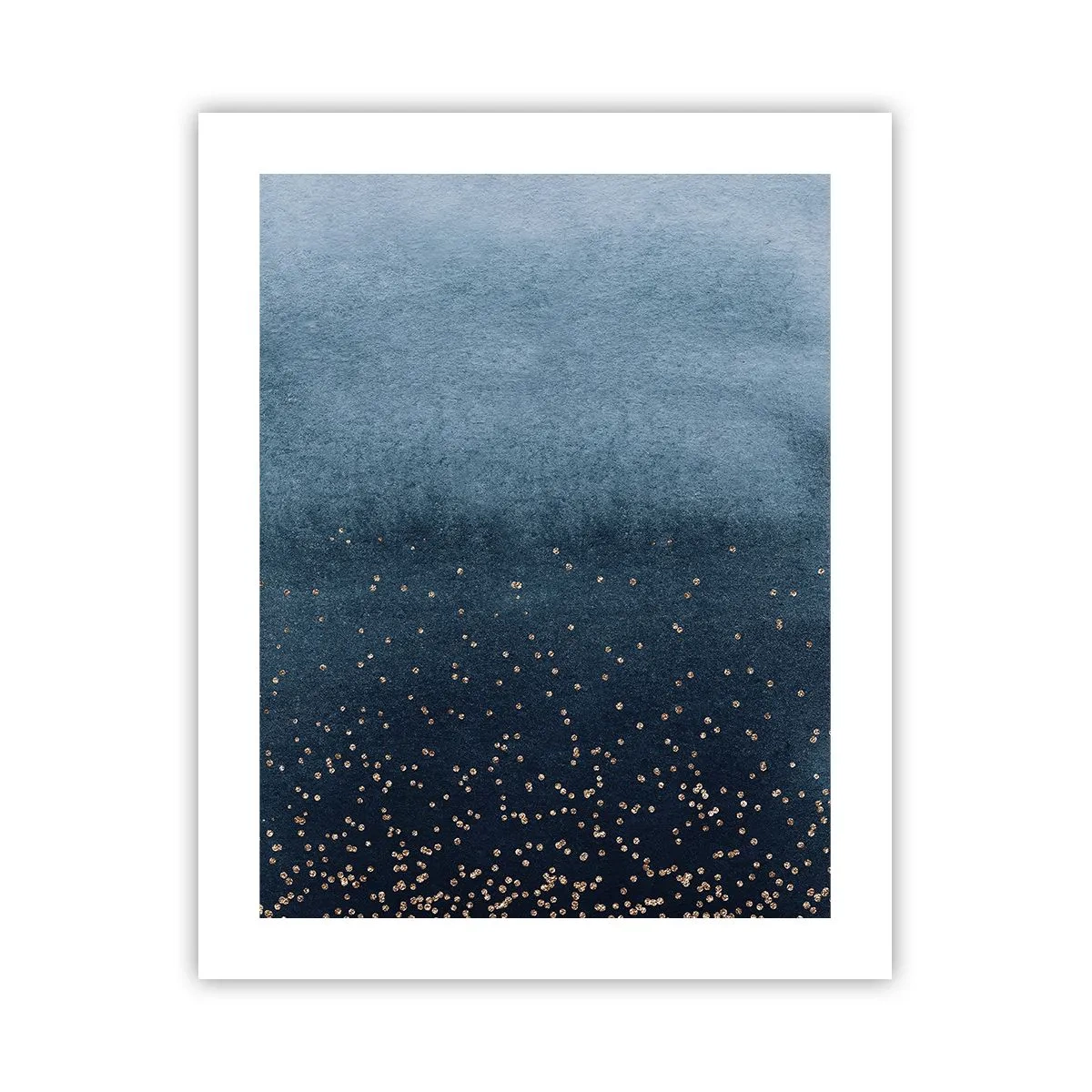 Affiche - Poster - Composition - phases bleues - 40x50 cm