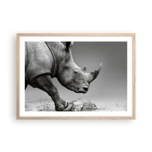 Affiche dans un chêne clair - Poster - Force inarrêtable - 70x50 cm