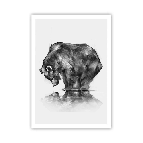 Affiche - Poster - Ravi de rencontrer quelqu'un de proche - 70x100 cm
