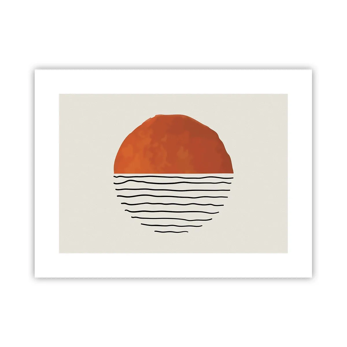 Affiche - Poster - Dans un climat japonnais - 40x30 cm