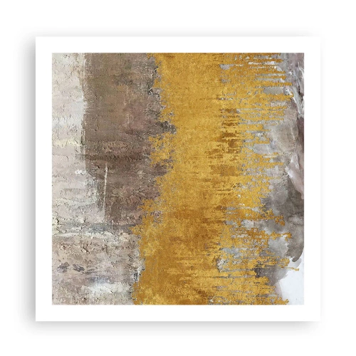 Affiche - Poster - Une explosion d'or - 60x60 cm