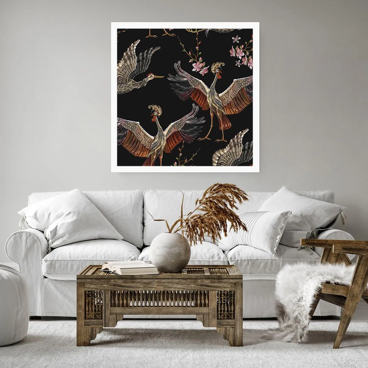 Affiche - Poster - Un oiseau de conte de fées - 50x50 cm
