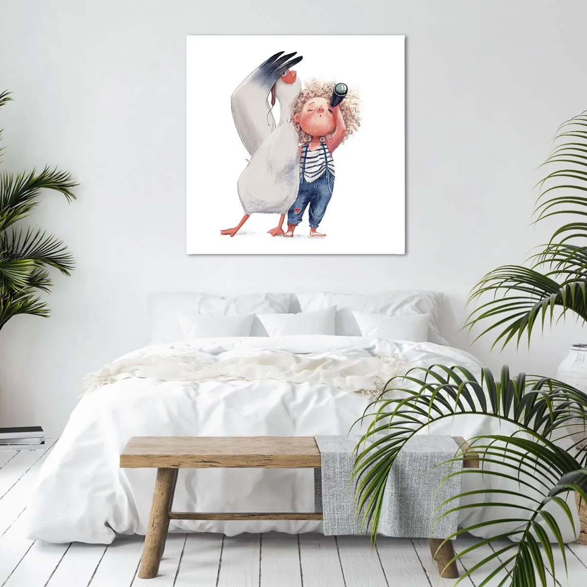 Impression sur toile - Image sur toile - Plan de grand voyage - 30x30 cm