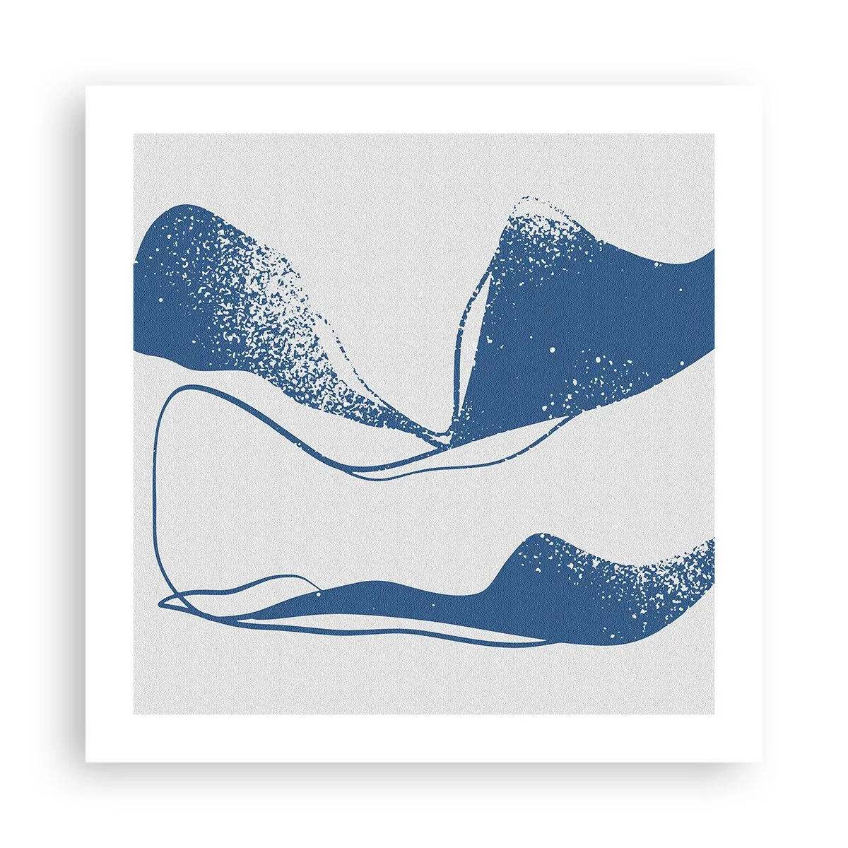 Affiche - Poster - Abstraction ailée - 50x50 cm