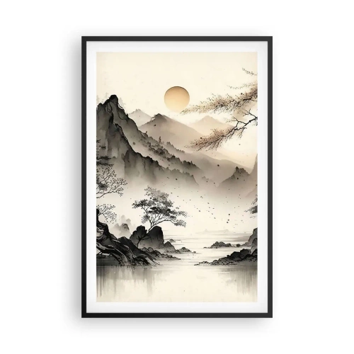 Affiche dans un cadre noir - Poster - Le charme unique de l'Orient - 61x91 cm