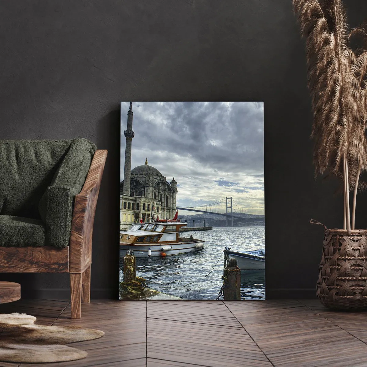 Impression sur toile - Image sur toile - Aux confins des mondes - 45x80 cm