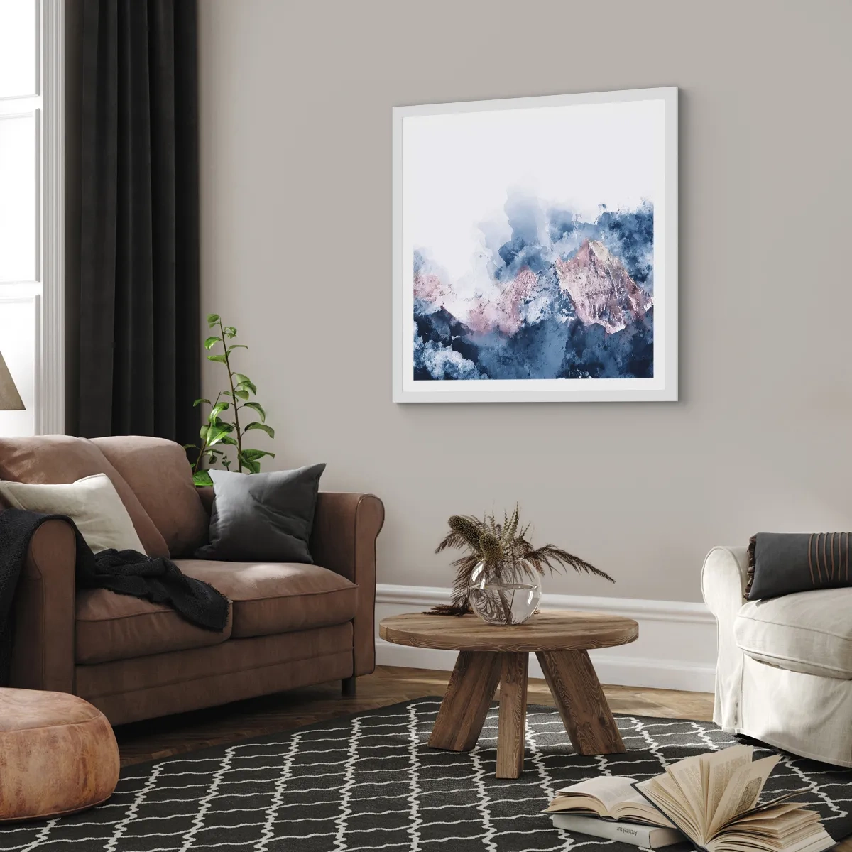 Affiche dans un cadre blanc - Poster - Ce sont des sommets ! - 30x30 cm