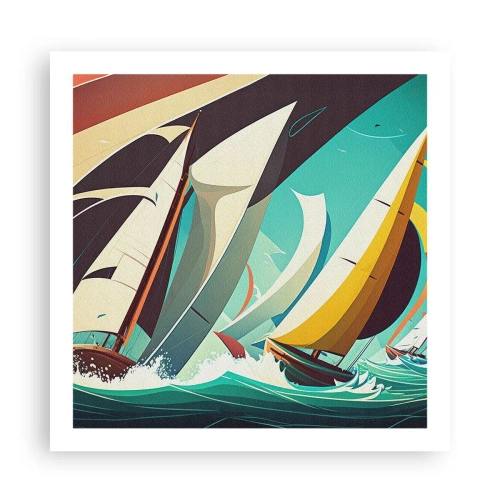 Affiche - Poster - Bonne chance avec les éléments - 60x60 cm