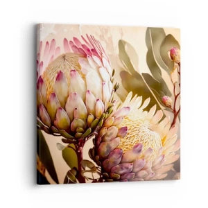 Impression sur toile - Image sur toile - Tendrement embrassé - 30x30 cm