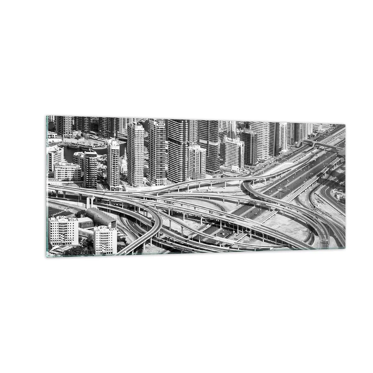 Impression sur verre - Image sur verre - Dubaï - la ville impossible - 100x40 cm