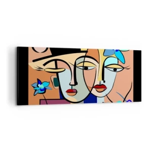 Impression sur toile - Image sur toile - Le Rendez-vous de Picasso - 100x40 cm