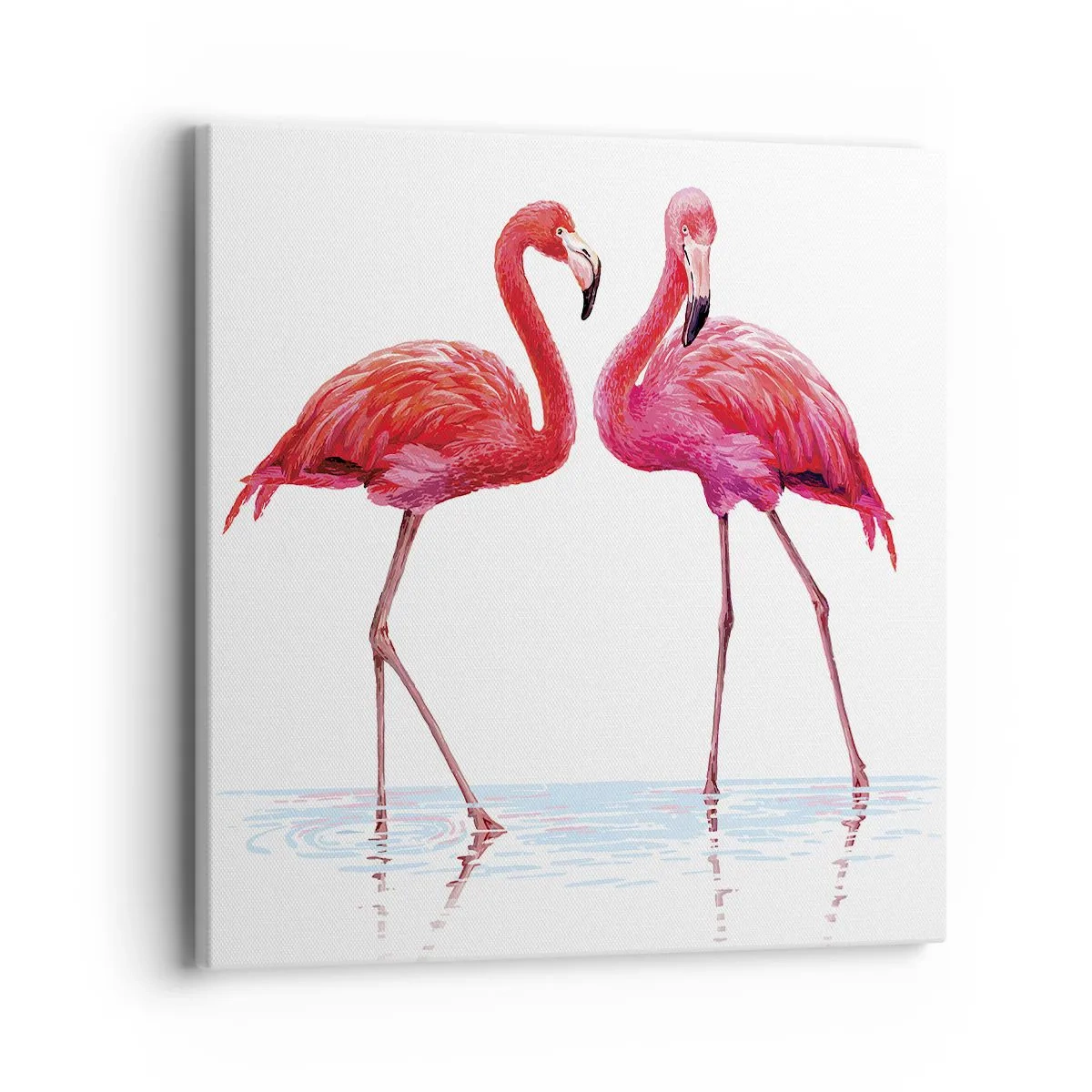 Impression sur toile - Image sur toile - Rendez-vous rose - 40x40 cm