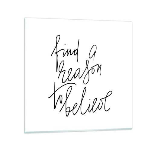 Impression sur verre - Image sur verre - C'est possible - 60x60 cm