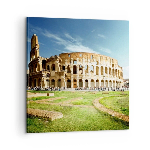 Impression sur toile - Image sur toile - On entend encore la détonation de l'arme - 60x60 cm