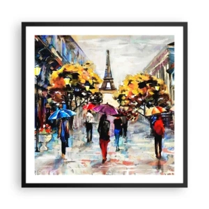 Affiche dans un cadre noir - Poster - Particulièrement beau en automne - 60x60 cm