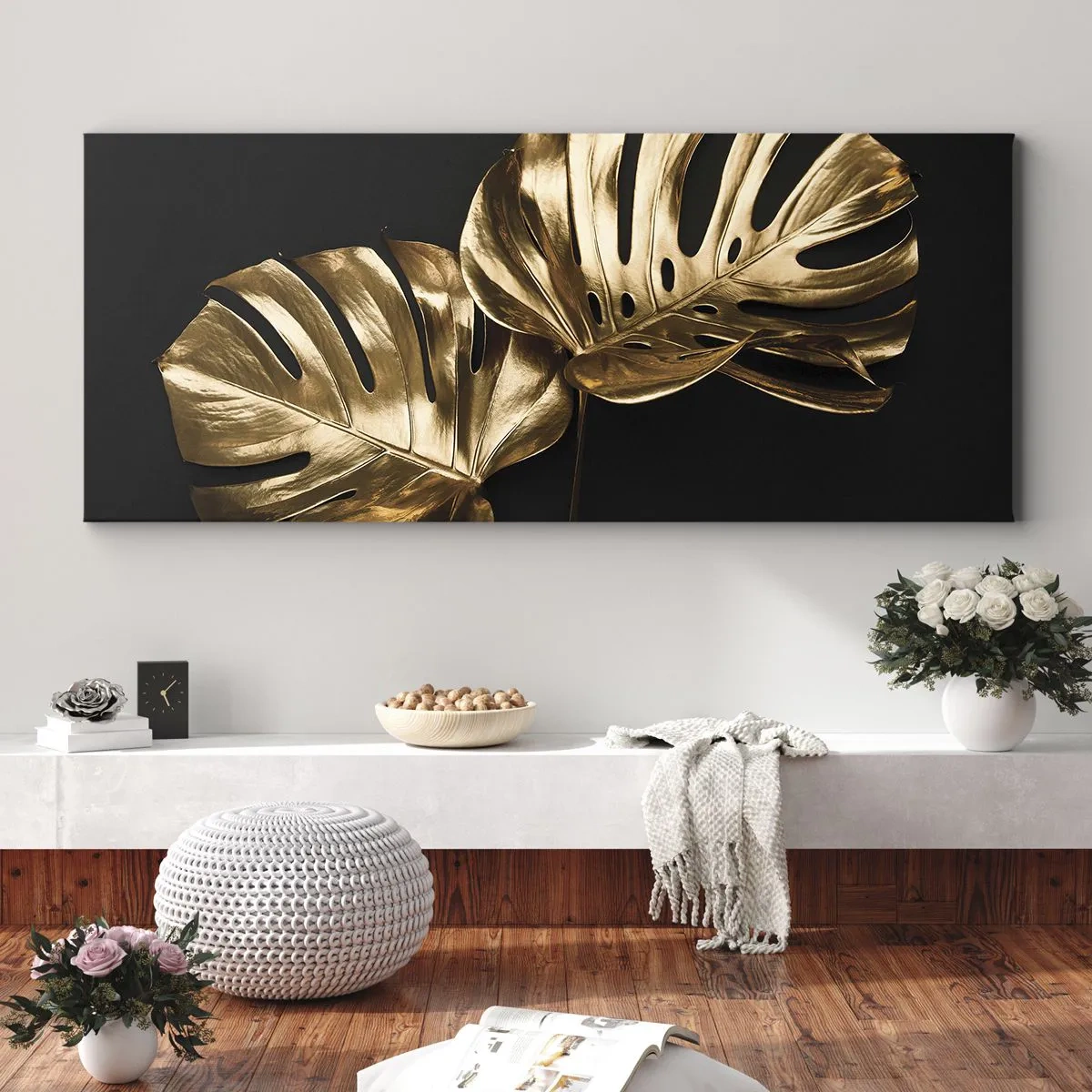 Impression sur toile - Image sur toile - Les trésors de la nature - 100x40 cm
