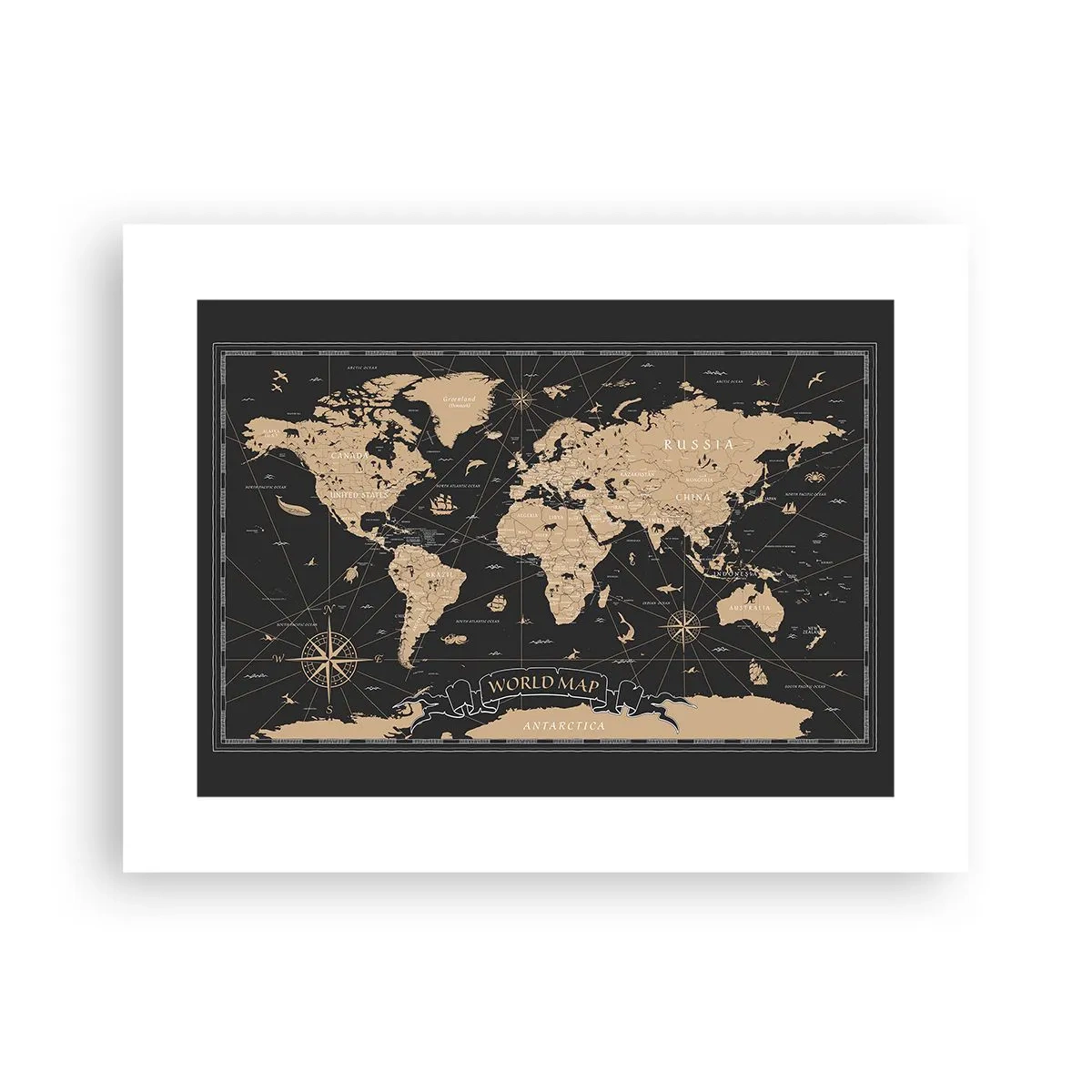 Affiche - Poster - Les limites de mon monde - 40x30 cm