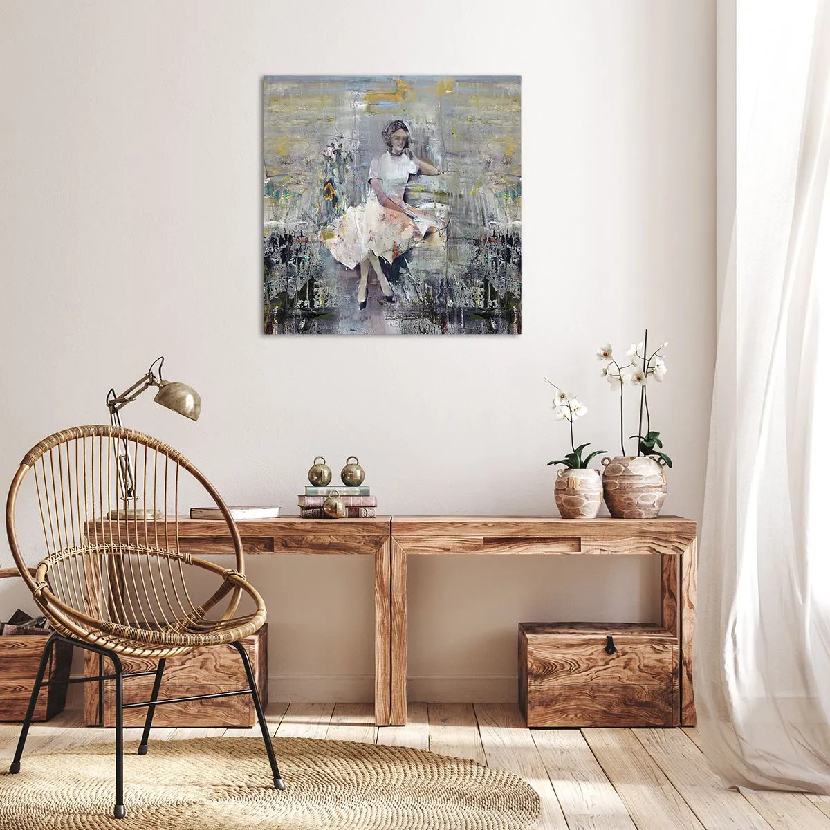 Impression sur toile - Image sur toile - Classique et moderne - 60x60 cm