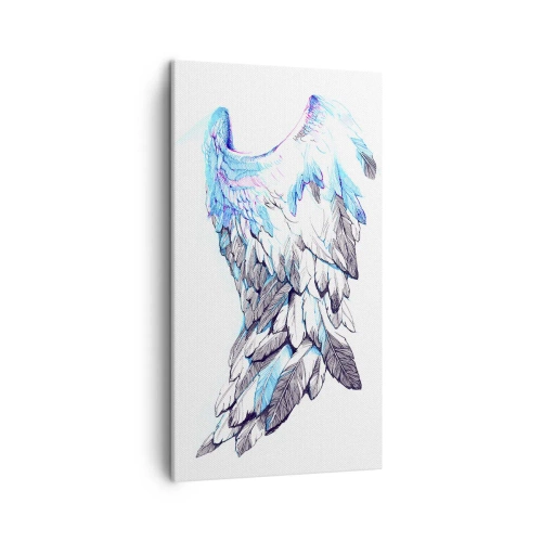 Impression sur toile - Image sur toile - j'ai besoin d'ailes - 45x80 cm